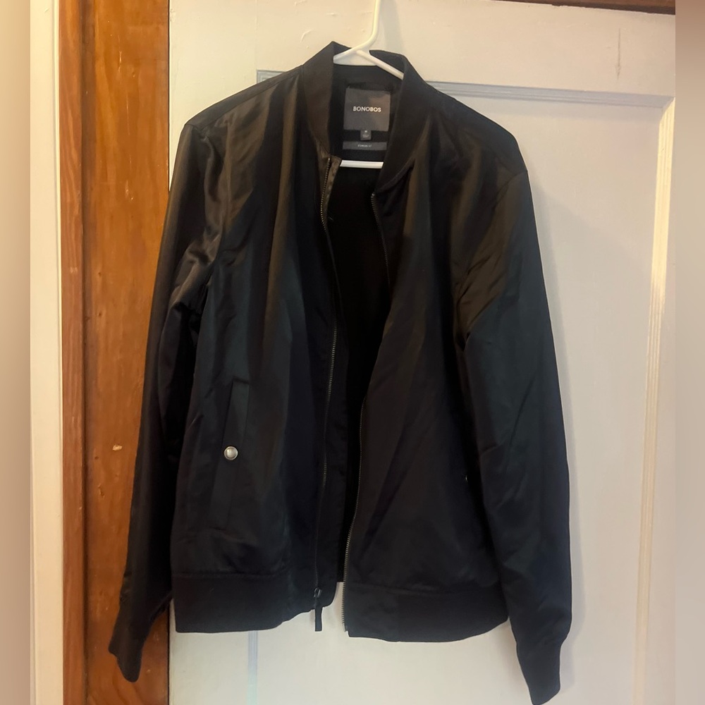 Bonobos Classic Navy Bomber Jacket